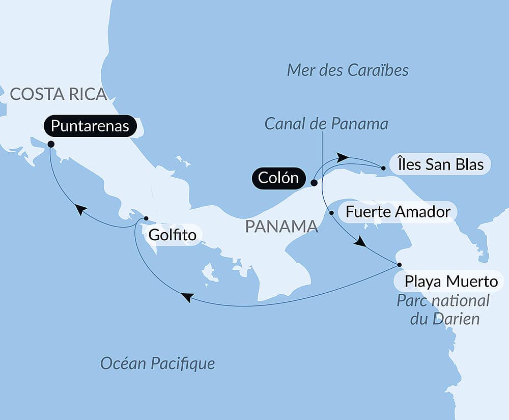 Canal de Panama et joyaux d’Amérique centrale  null