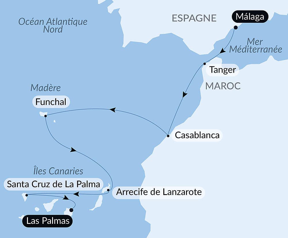 Odyssée atlantique de la péninsule ibérique aux Canaries