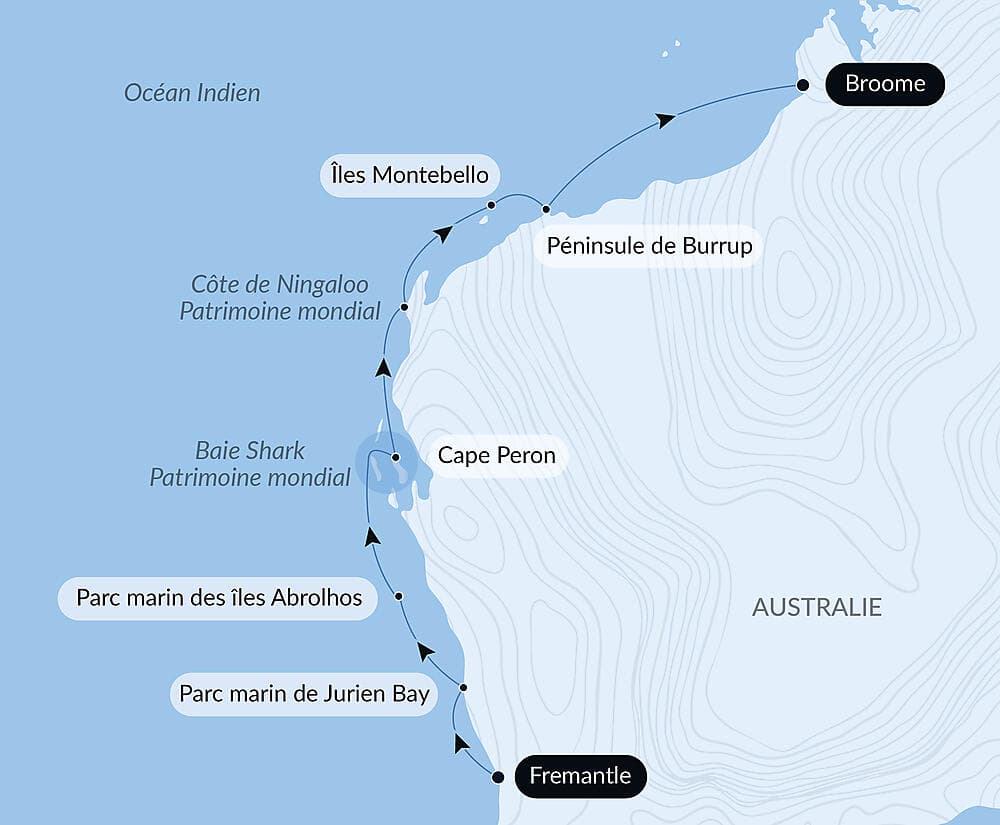 Odyssée le long de la côte ouest australienne